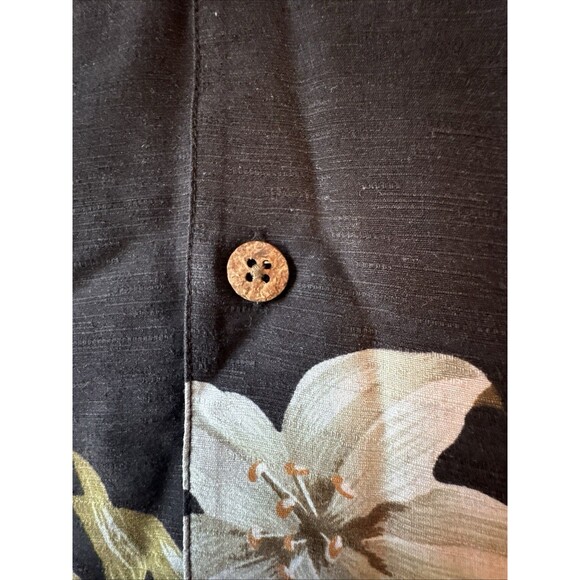 St John’s Bay Short Sleeve‎ Button Up Silk Vacation Hawaiian Shirt Mens XL EUC - Picture 9 of 9